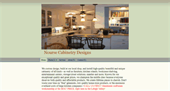 Desktop Screenshot of noursecabinetrydesigns.com